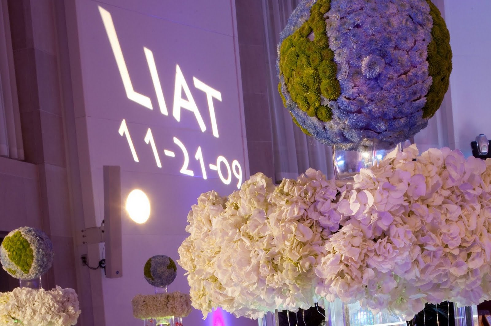 Bar mitzvah decor . Davinci Florist