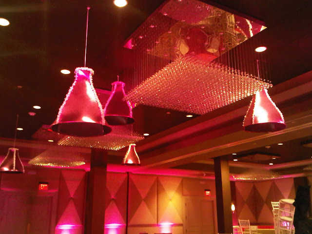 bat mitzvah decor at the lakewood country club with our new chandeliers