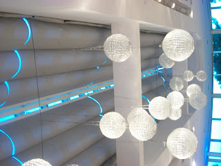 newton white mansion crystals hanging