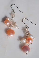 Coin Pearls w/ Smokey Topaz