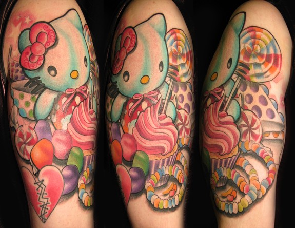 hello kitty tattoos. hello kitty tattoo art. hello kitty tattoos.