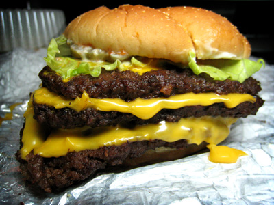 Wendy's single cheeseburger