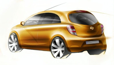 Nissan Reveals New Micra Sketches 2010 Nissan Reveals New Micra Sketches 2010