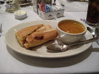 Click to enlarge - Half and half combo with Spanish bean soup