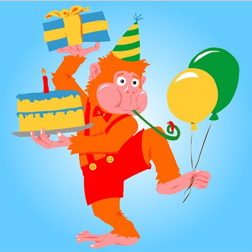 [party+monkey]
