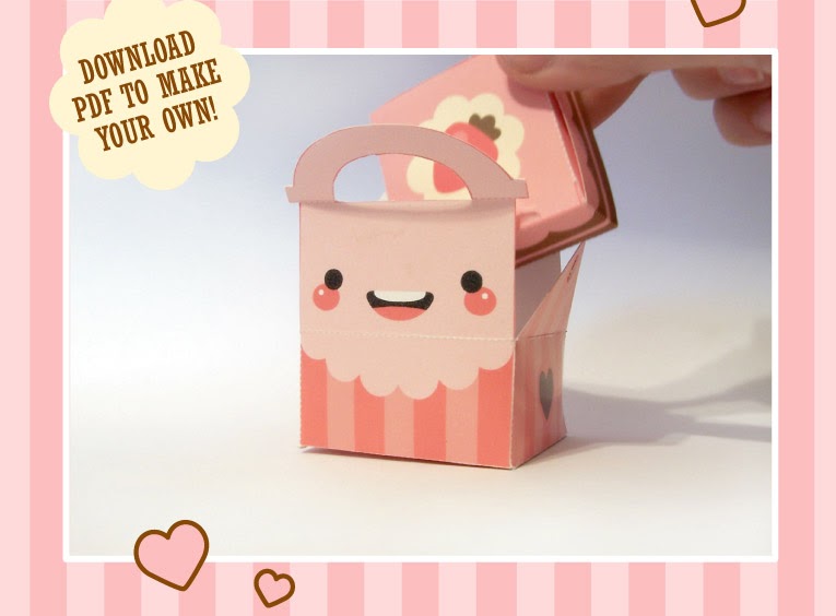 DIY Valentines Cake + Cake Box by milkbun on Packaging of the World