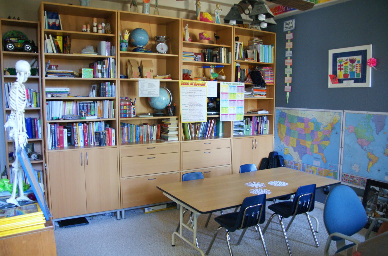 Empty school room