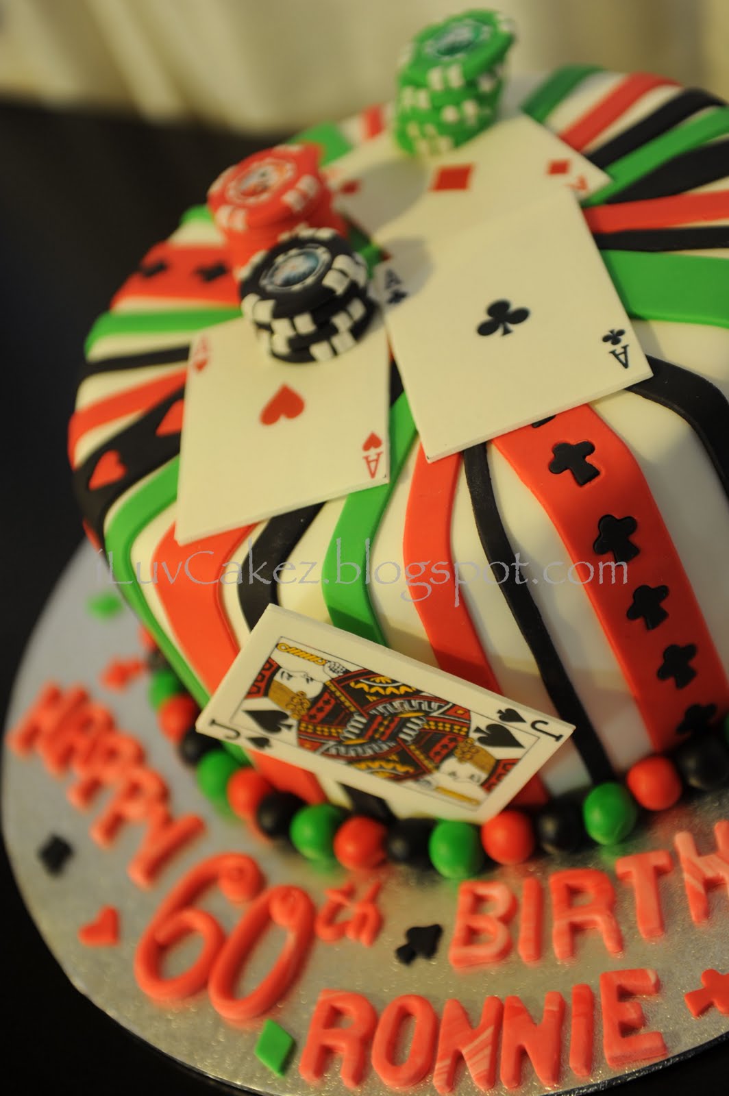 iLuv Cakez: Poker Cake (Ronnie s 60th Birthday)