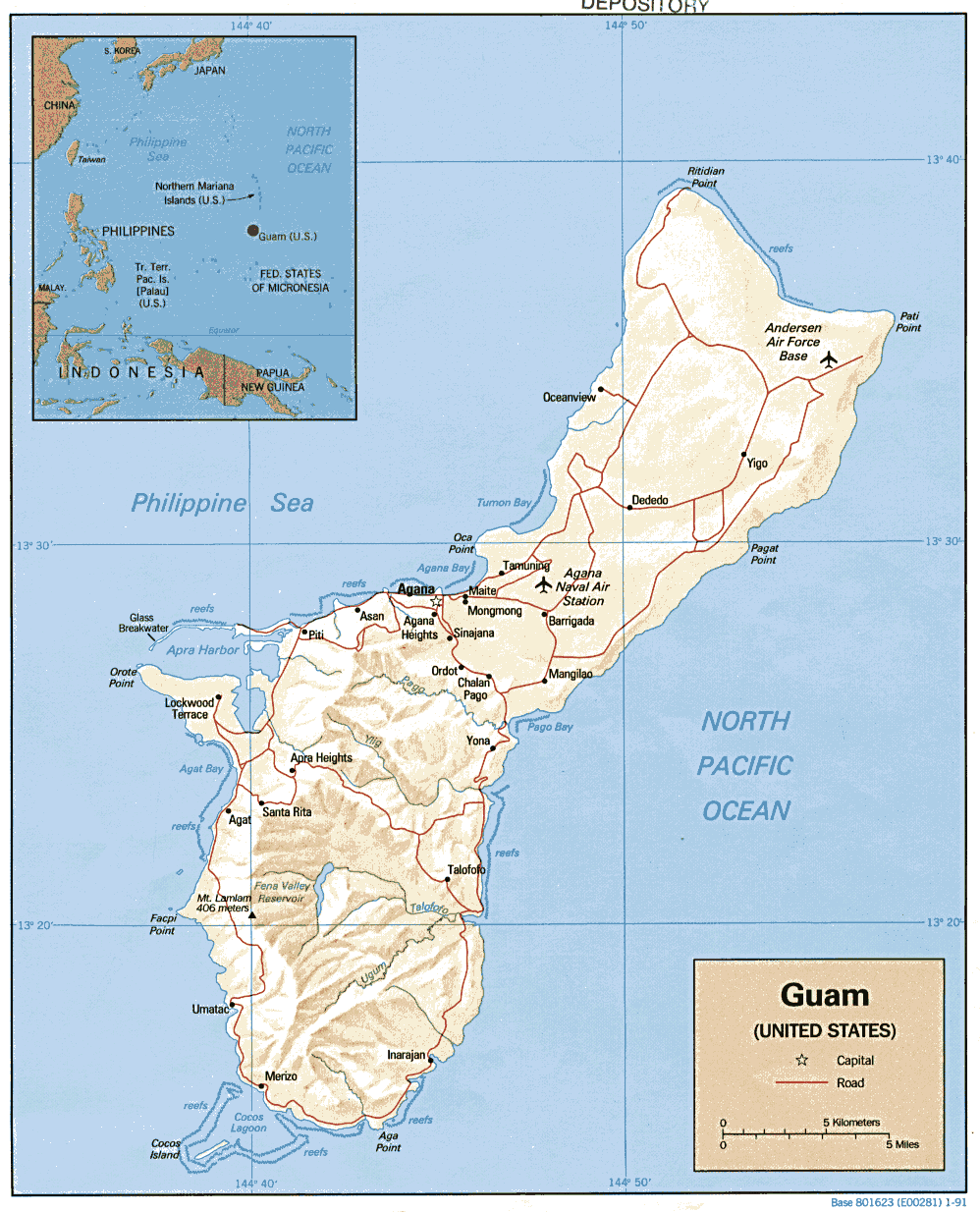 Guam Road Map