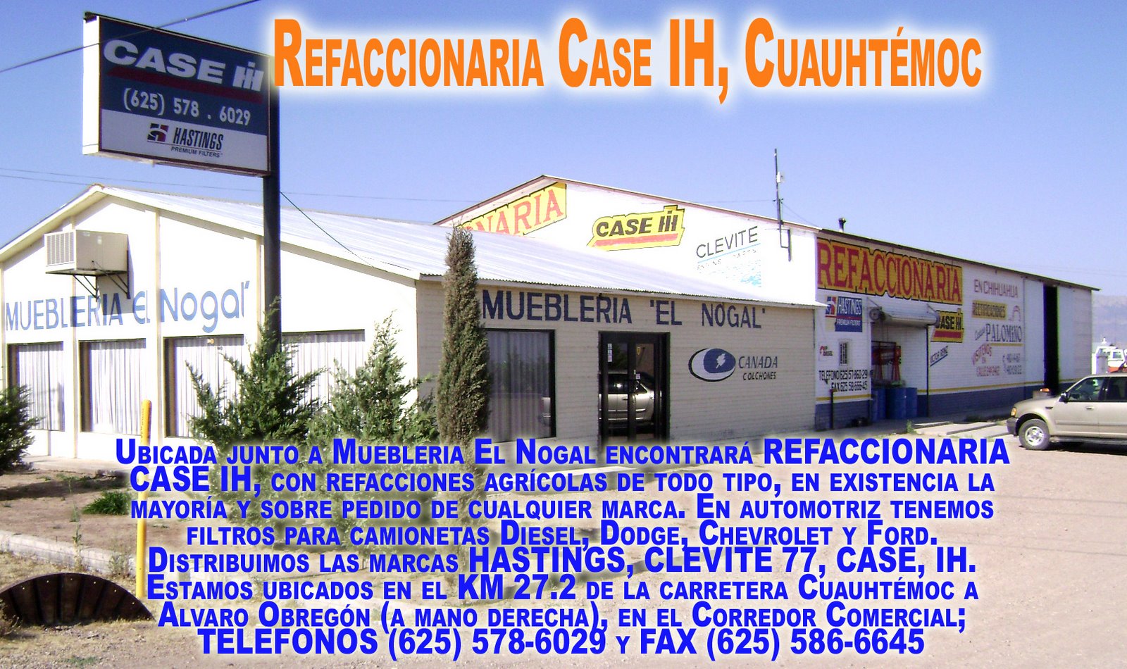 Refaccionaria Case IH, Cuauhtémoc