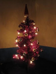 My pink 1.5ft Christmas tree!