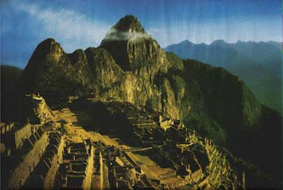machu picchu face Illusion