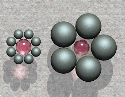 3D Ball Sizes Illusion