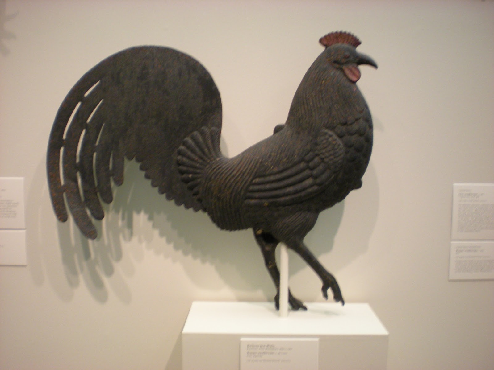 American Folk Art Cooperstown Angels and Roosters