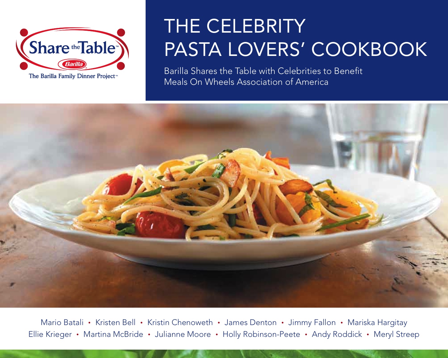 Cookbook Of The Day Celebrity Pasta Lovers' Cookbook