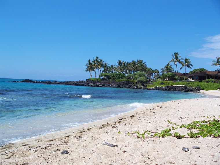 My favorite place to be:  A secluded beach in Hawaii