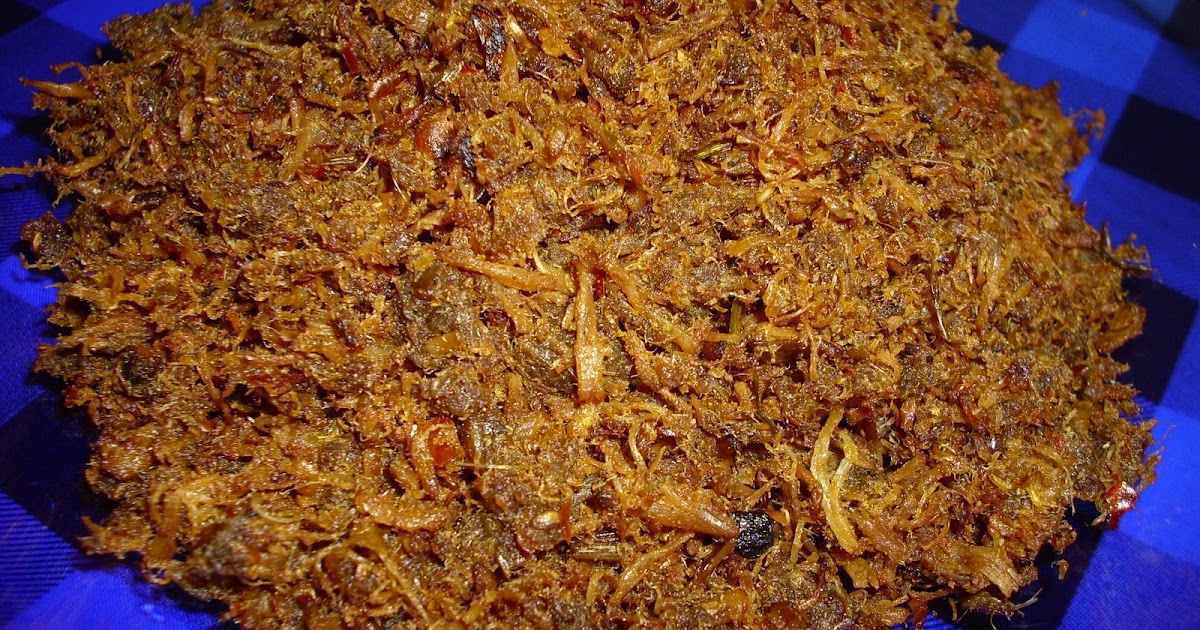 Recipes From My Kitchen Serunding ayam / Chicken floss