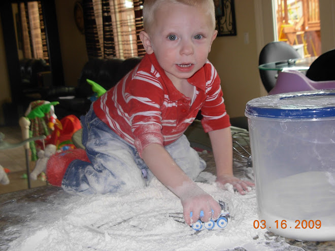 Helping to bake