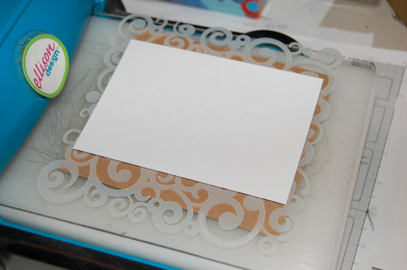 Danni's Dreams Dry Embossing with brass stencils and Crafter's