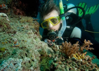 Steina with Nudibranch, Temple Garden, Pemuteran, NW Bali Steina with Nudibranch, Temple Garden, Pemuteran, NW Bali