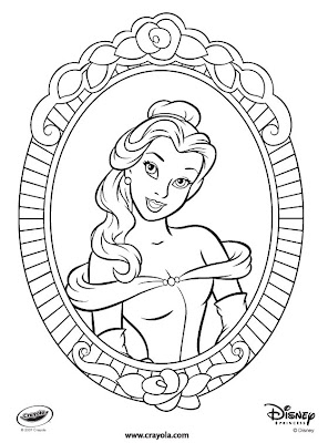 Coloring Book Pages on Woodyart  Princess Coloring Book
