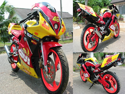 Fire Starting Automobil: Yamaha TZM Modifikasi Coverset