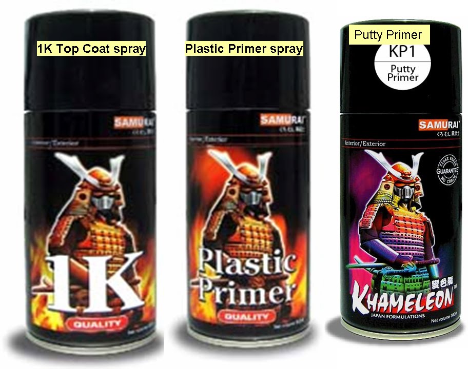 Samurai Spray Plastic Primer KPP (Plastic Primer AEROSOL