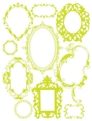 Antique Frame Silhouette