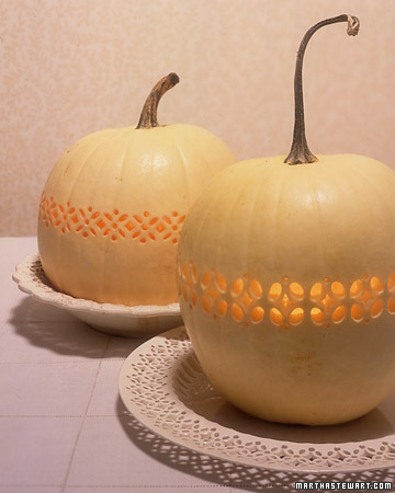 Pierced Openwork Pumpkins. Then lit it up Pierced Openwork Pumpkins. Then lit it up