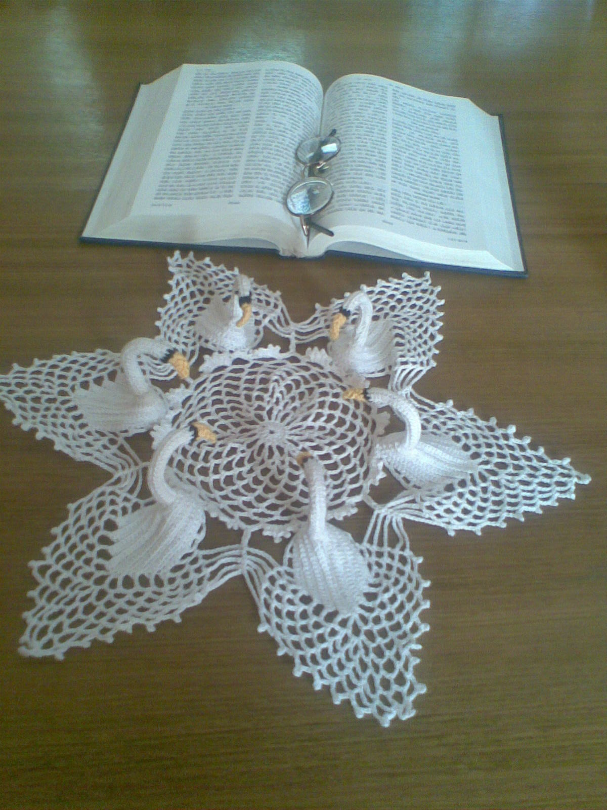 Ms.crochet: My swans doily