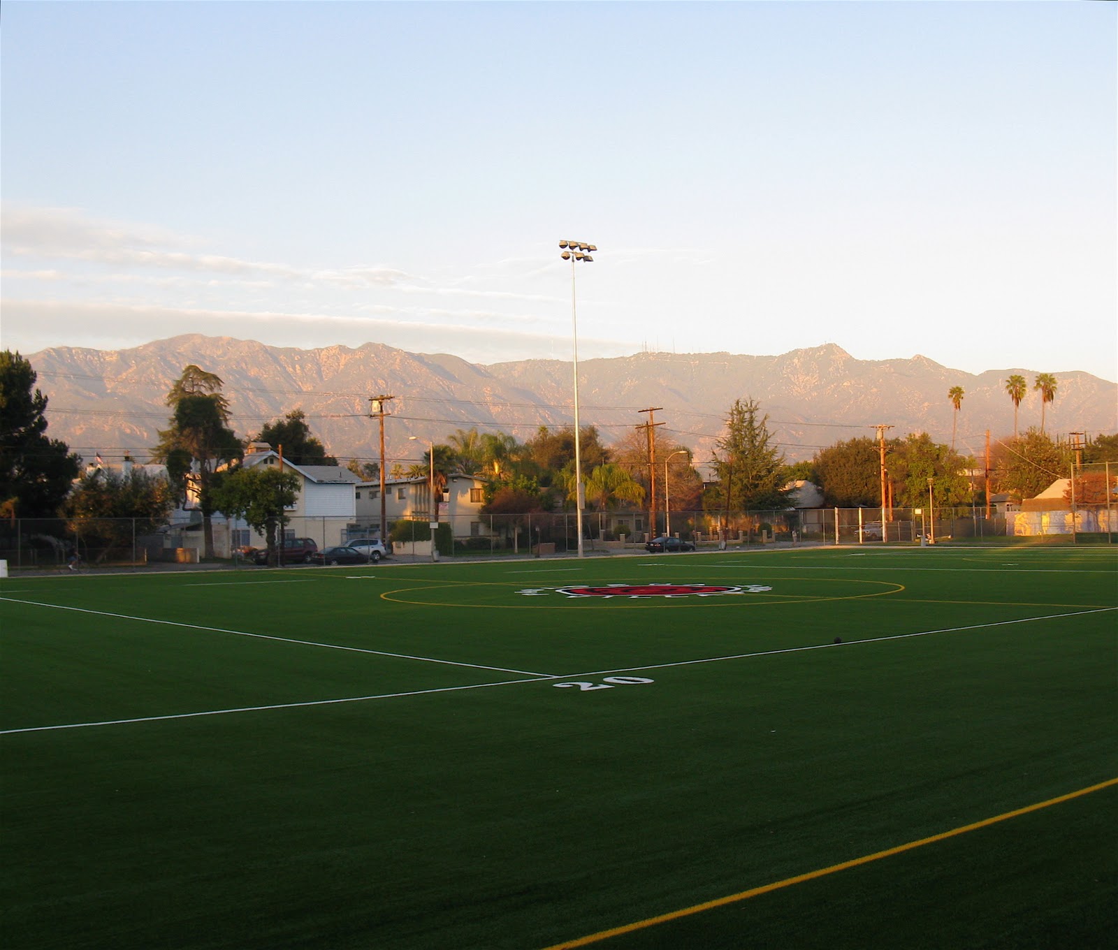 the sky is big in pasadena new soccer field at villa parke