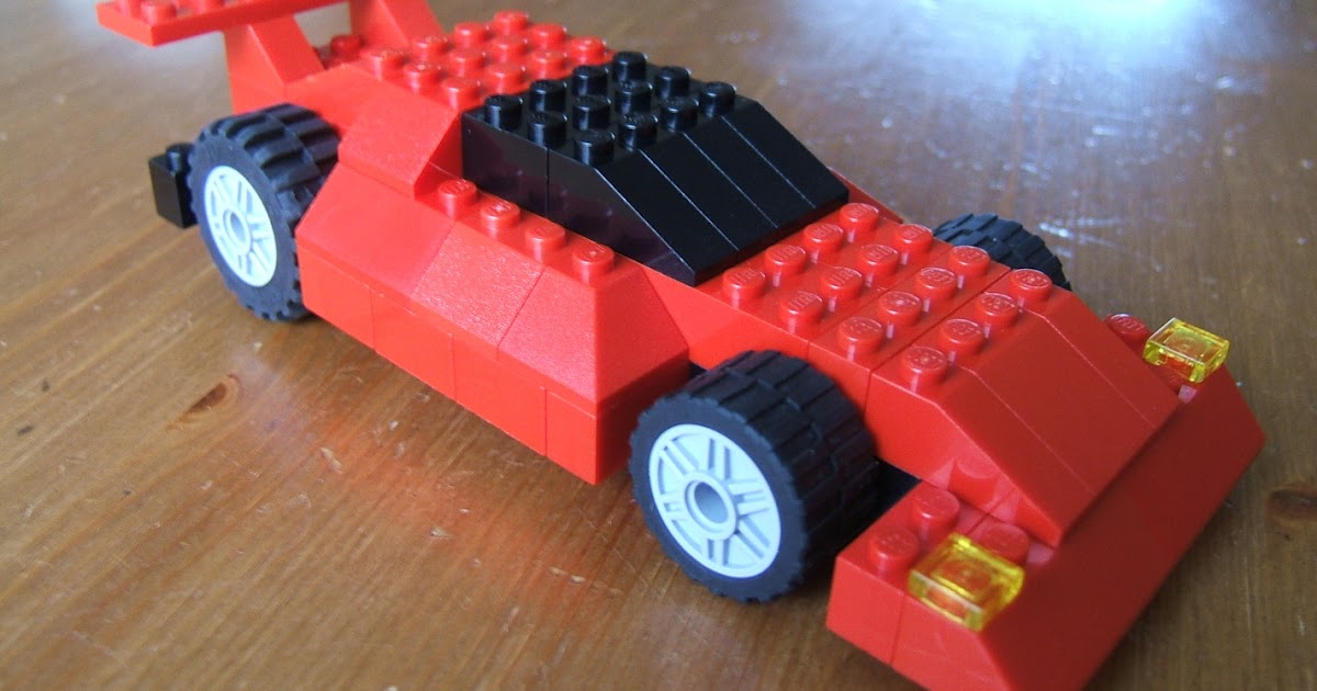 Гоночные машины из лего самоделки Lego Maker: Red Lego Sports Car