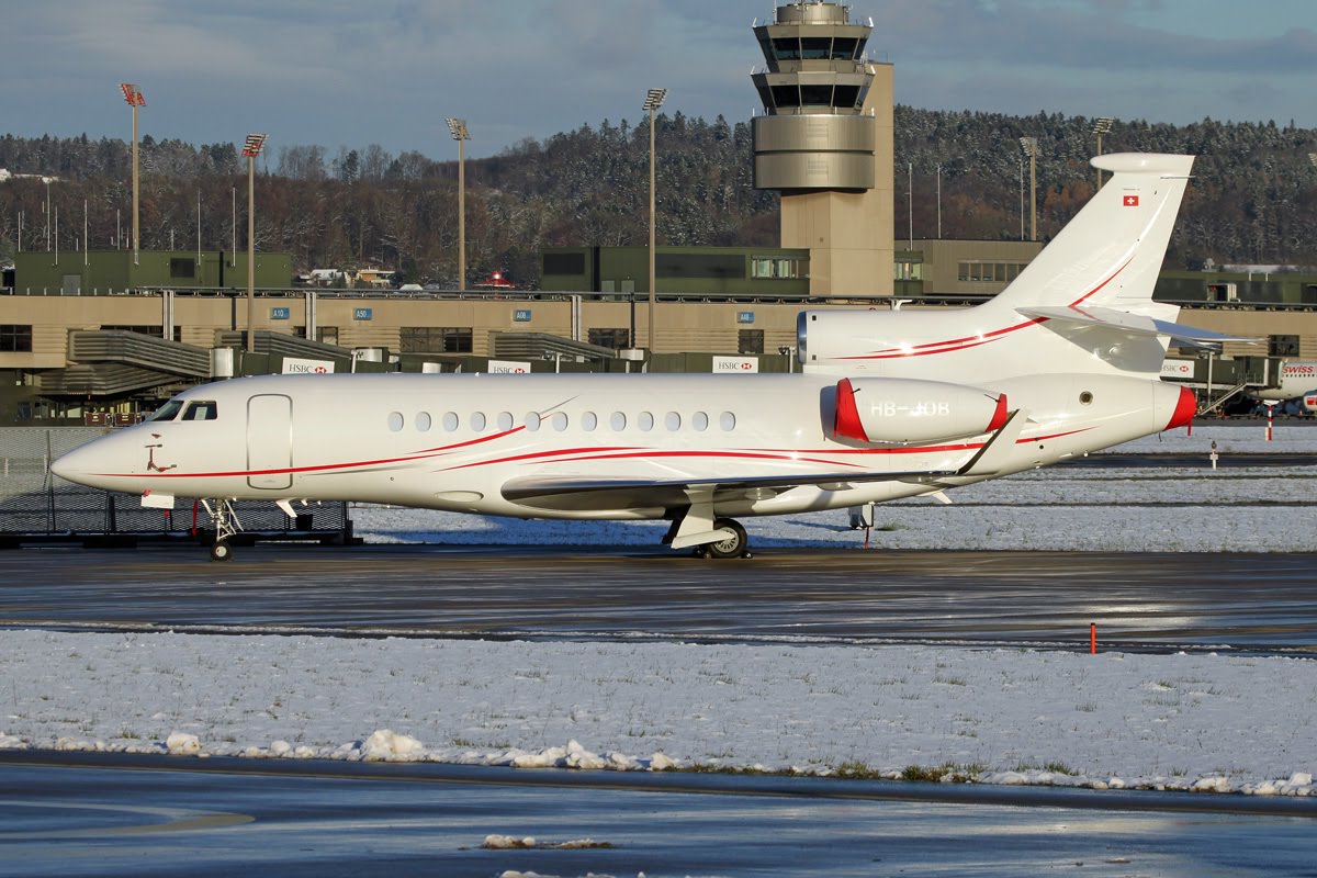 Planes and Trains Planes 2010 HBJOB / Dassault Falcon 7X / CAT Aviation