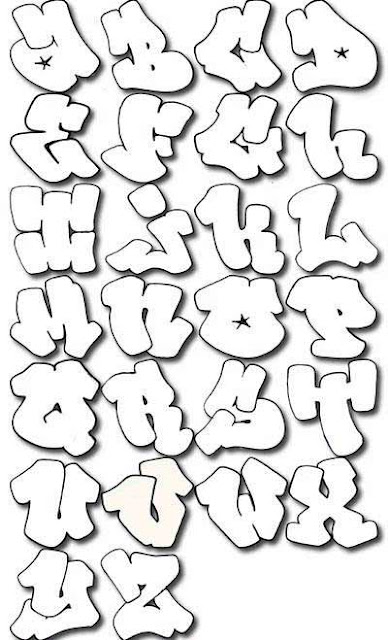 abecedarios en letra de graffitis - Taringa!