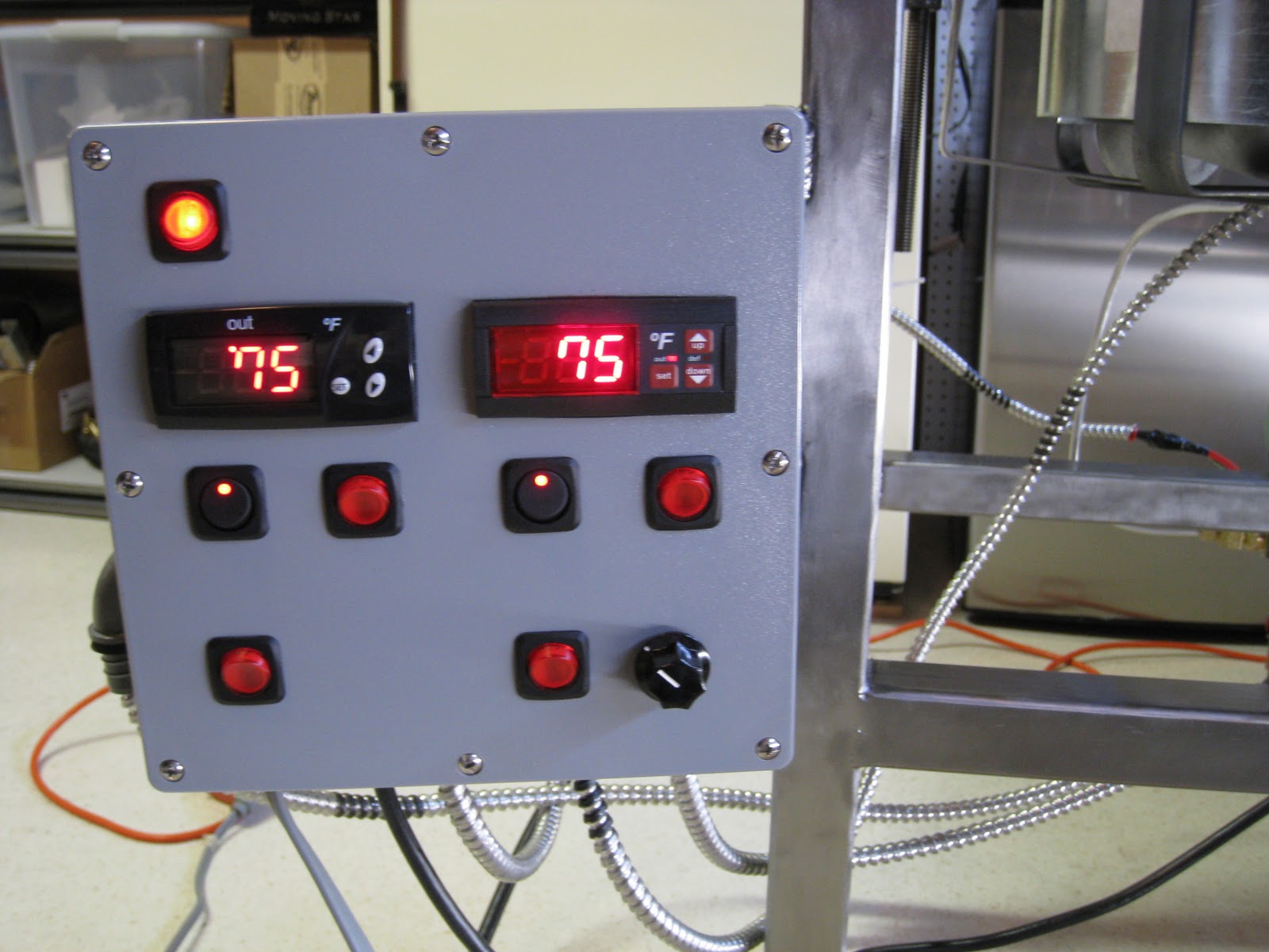 Black Alley Brewing The Control Panel and Sensors