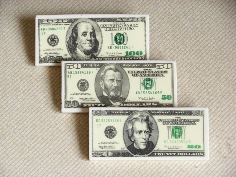 Novelty Money Shop US Dollar Pencil Eraser