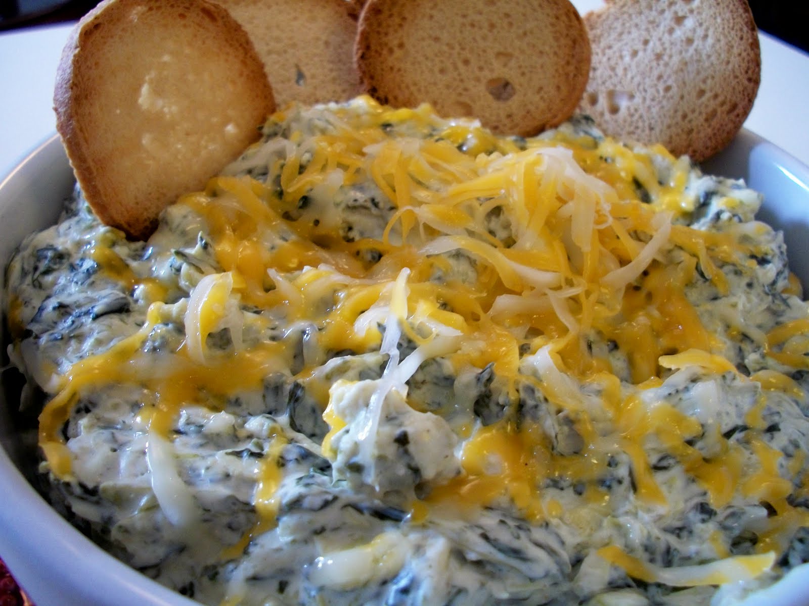 Brooke Bakes Hot Spinach and Artichoke Dip
