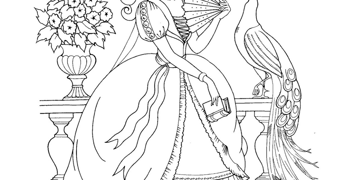 coloring pages princess