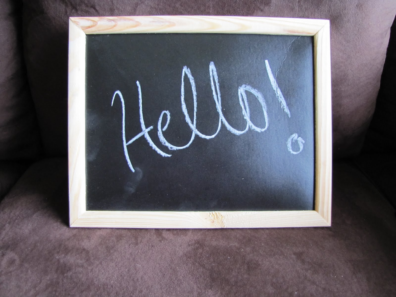 Sustainably Chic Designs First Day of Preschool & Chalkboard Frame