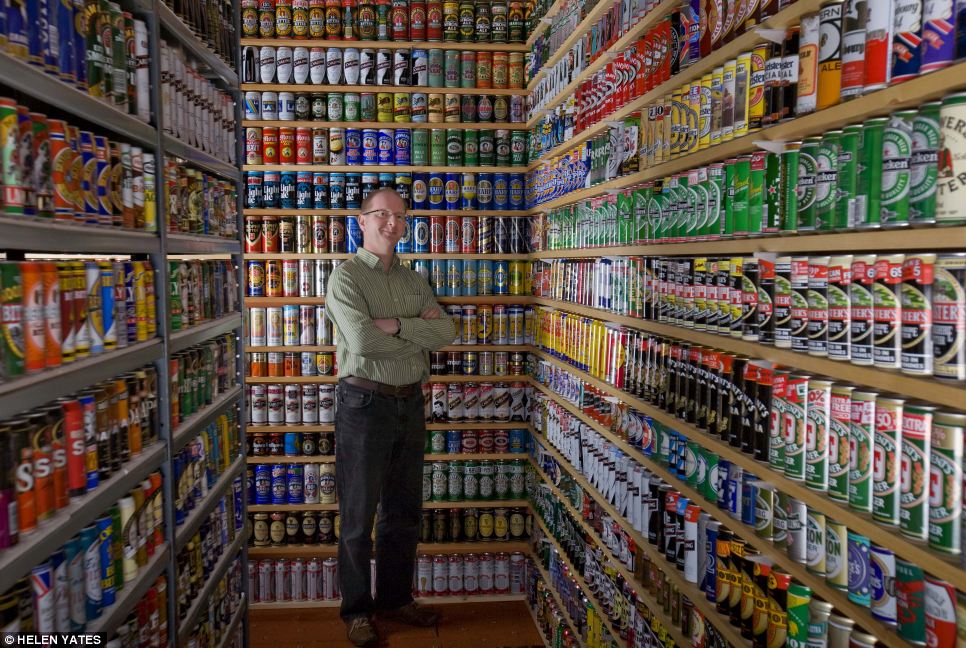Banker Spends 35 Years Collecting Beer Cans Believe It or Not
