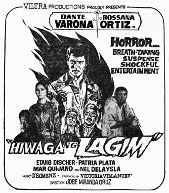Hiwaga ng Lagim (1970)- Stars Dante Varona