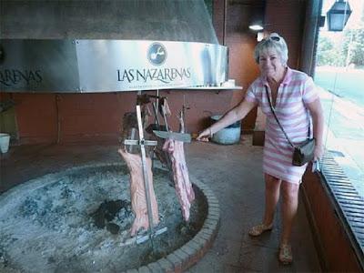 Lieve in het vleesresto
