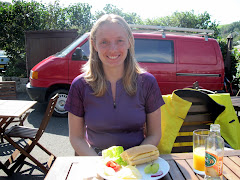 Enjoying lunch in the sunshine