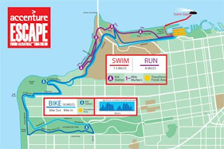 Triathalon Course Map