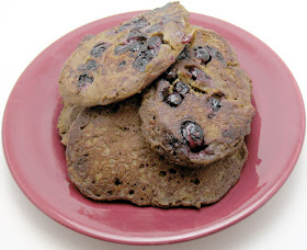 Teff blueberry pancakes, adapted from The Whole Life Nutrition Kitchen