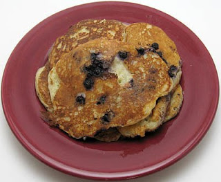 Gluten-free blueberry pancakes