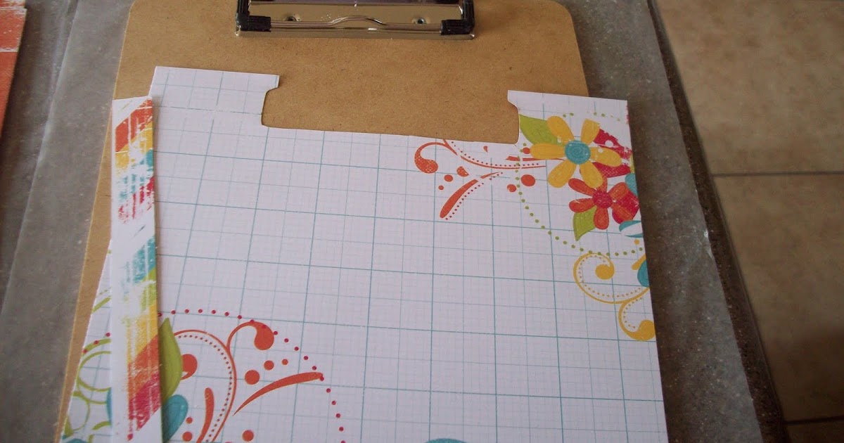 Ameroonie Designs Paper Covered Clipboard Tutorial