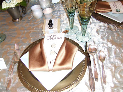 and I also loved this elegant napkin fold and I also loved this elegant napkin fold