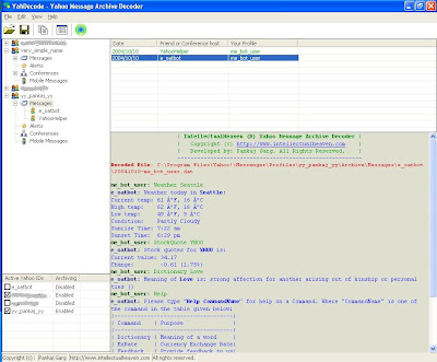 YahDecode Yahoo Message Archive Decoder YahDecode Message Archive Decoder