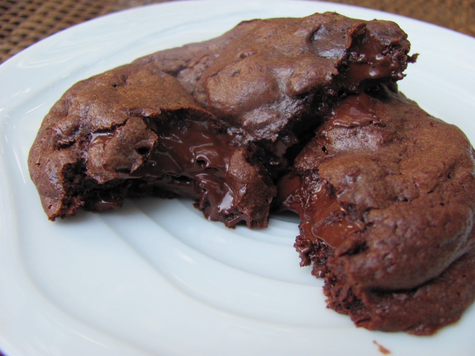 Gooey Double Chocolate Cookies
